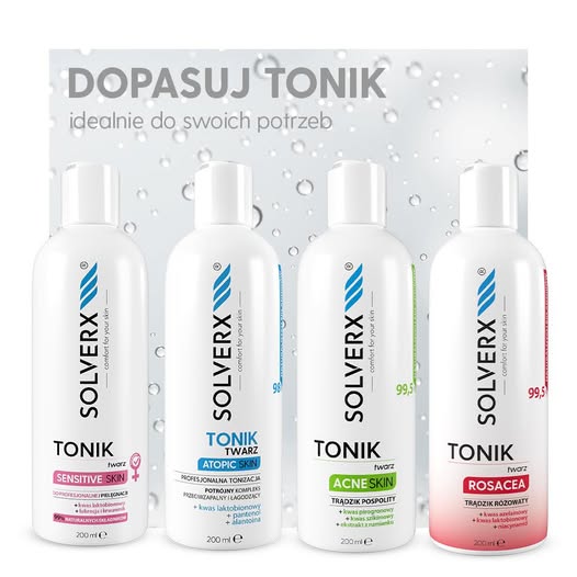 Solverx Rosacea tonik do twarzy na trądzik różowaty