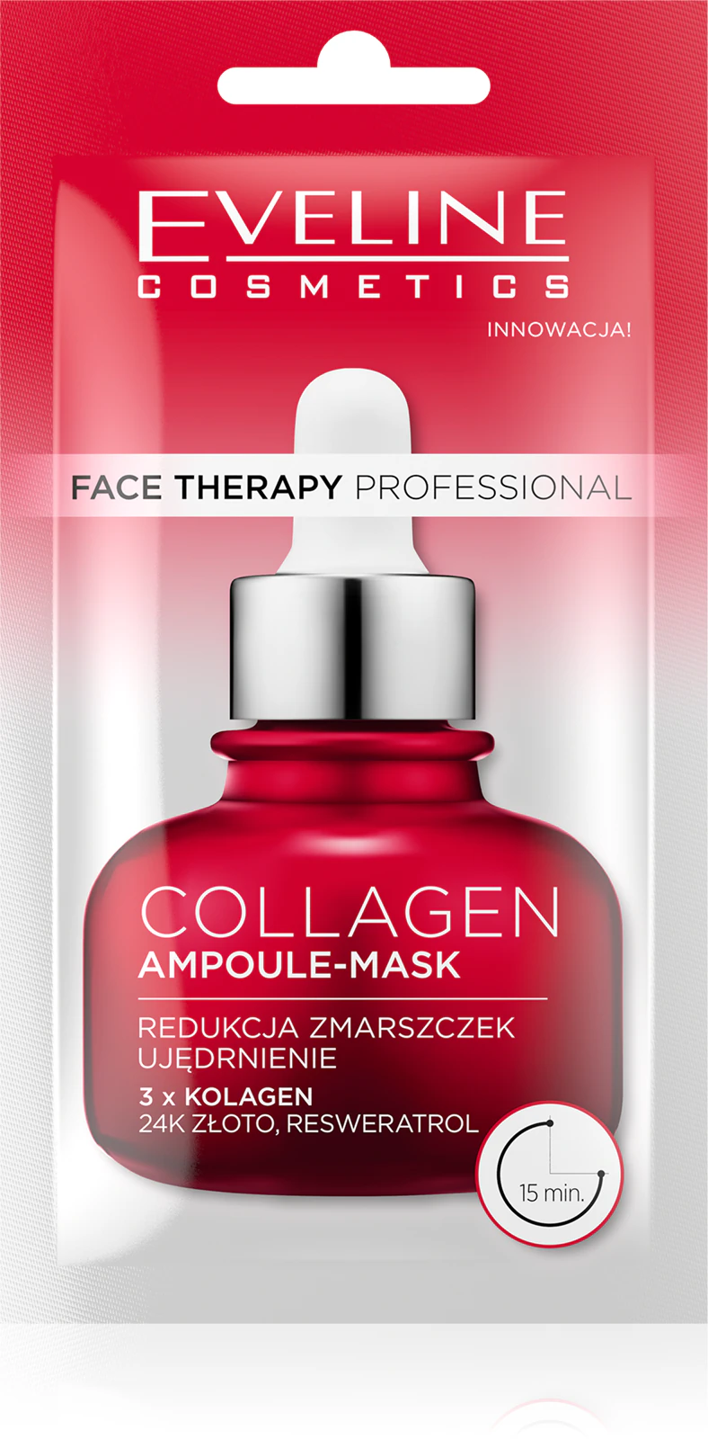 maseczka z kolagenem na zmarszczki Eveline Face Therapy Professional