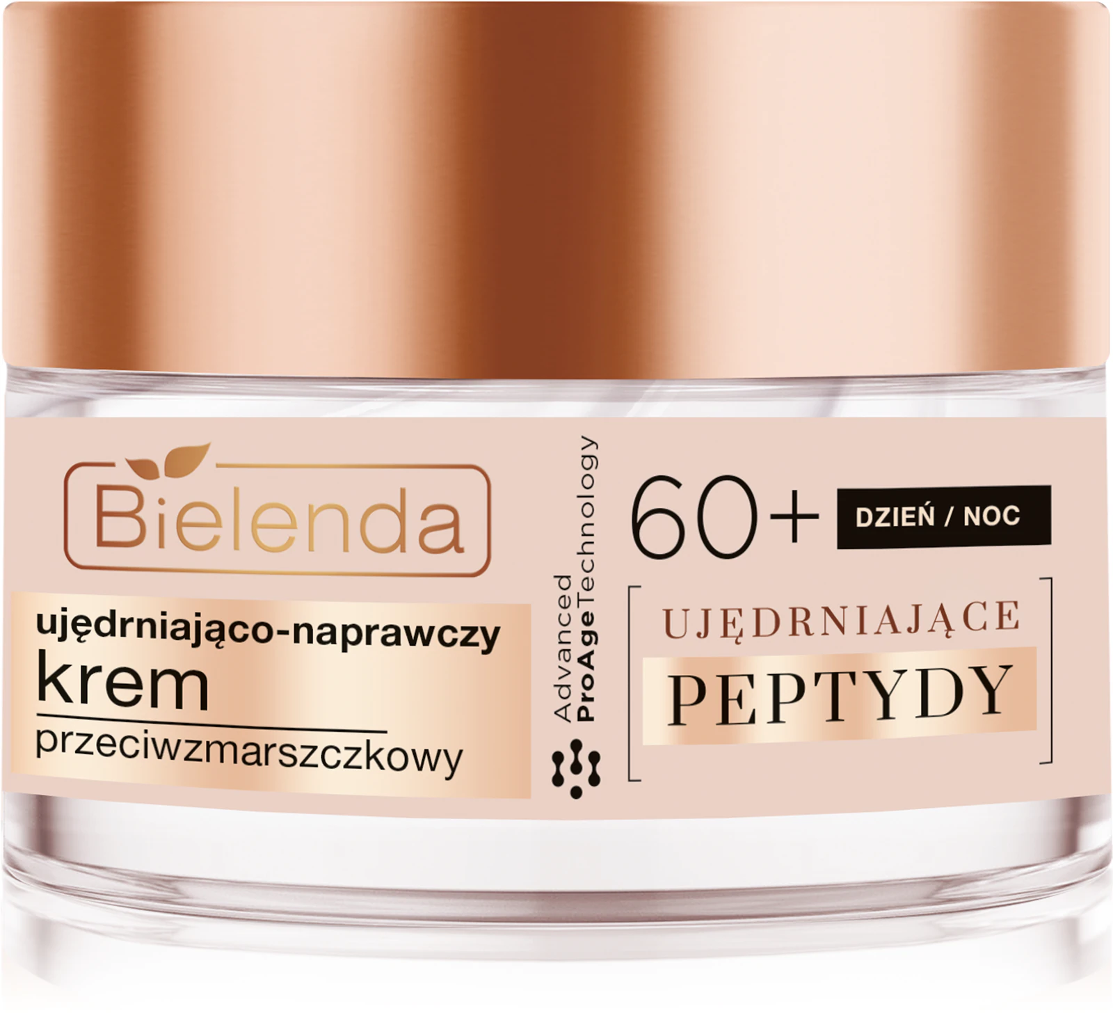 krem przeciwzmarszczkowy 60+ Bielenda Ujędrniające Peptydy
