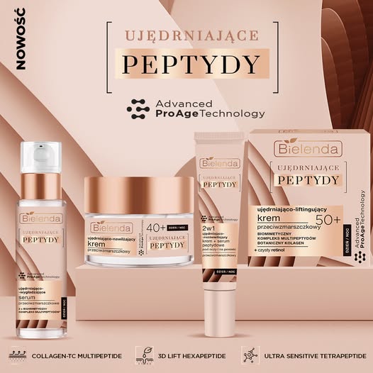 Bielenda Ujędrniające Peptydy krem 60+ na zmarszczki