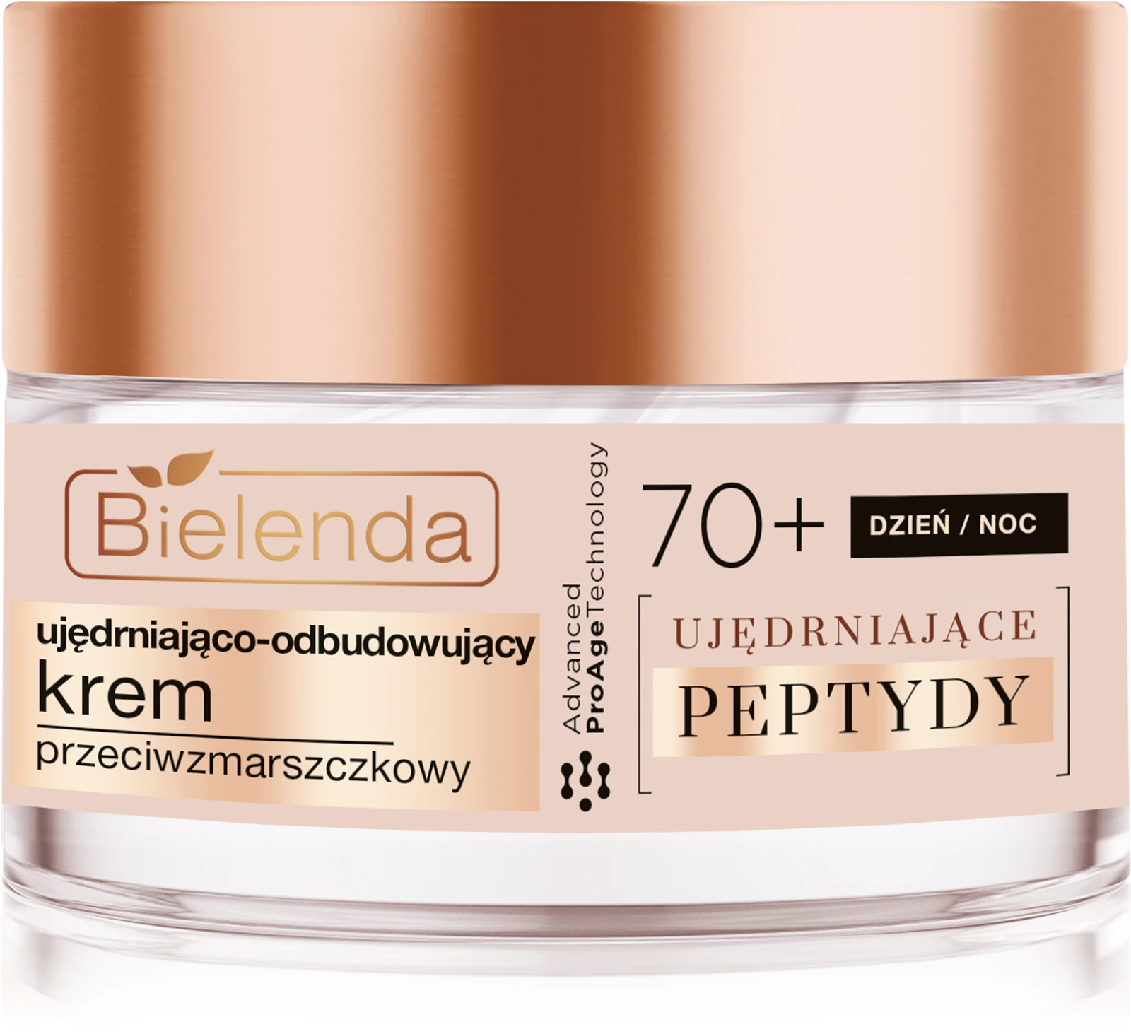 krem 70+ z ceramidami Bielenda Ujędrniające Peptydy