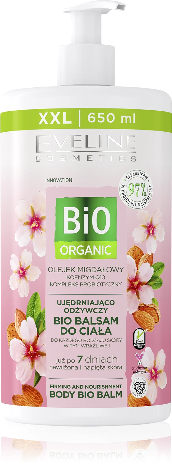 ujędrniający balsam Eveline Bio Organic z koenzymem Q10