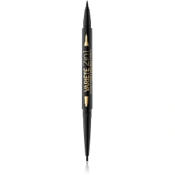 Wodoodporny eyeliner i kredka do oczu Eveline Variete Double Effect Ultra Black