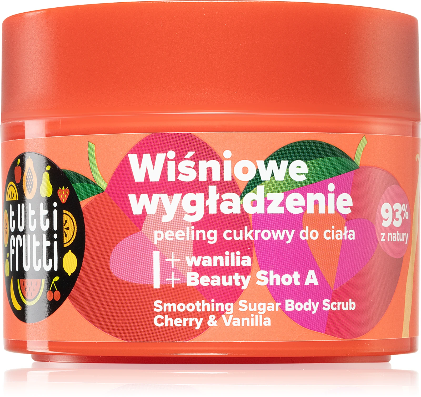 cukrowy peeling do ciała Tutti Frutti Wiśnia Wio