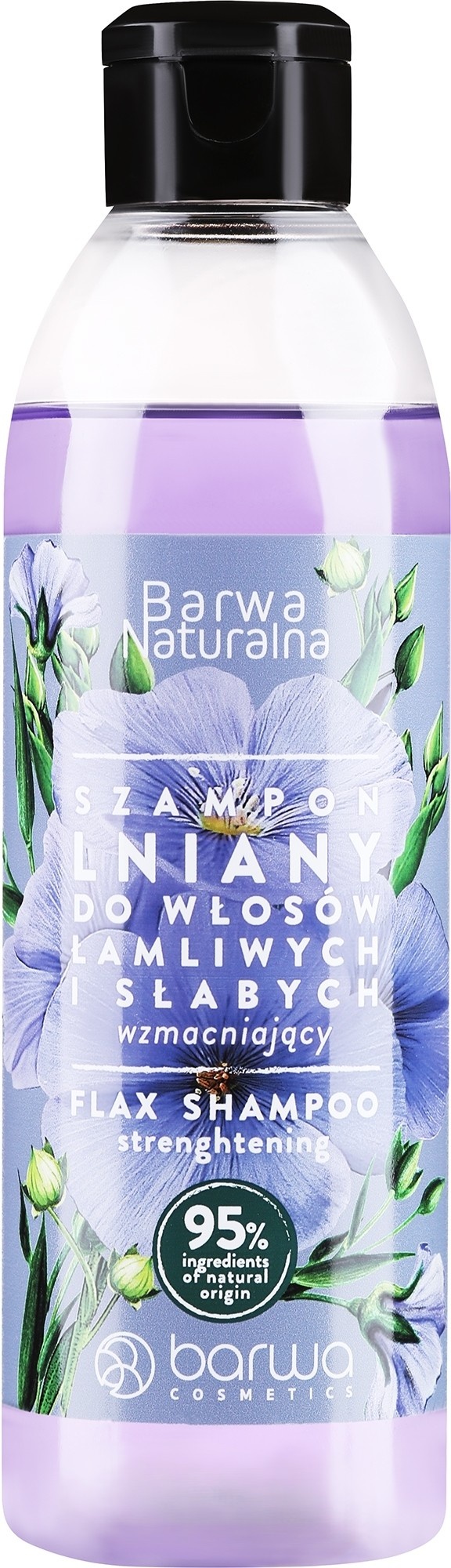 szampon Barwa z lnem do łamliwych włosów