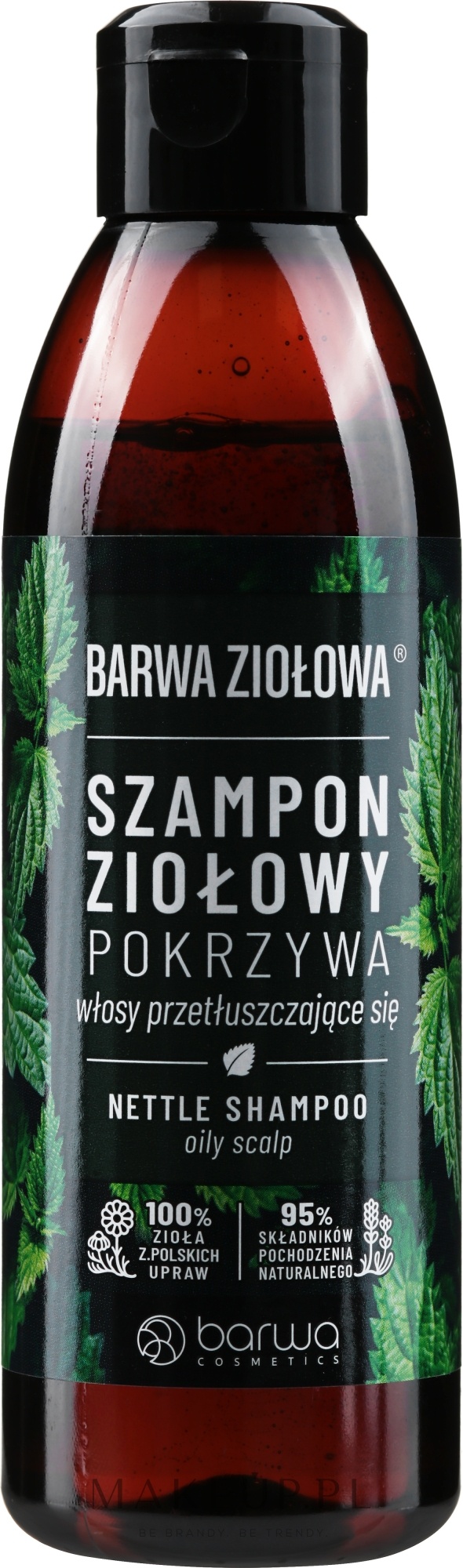 szampon Barwa Pokrzywa regulujący przetłuszczanie włosów