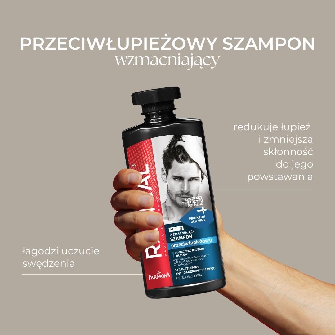 szampon dla mężczyzn na łupież i sebum