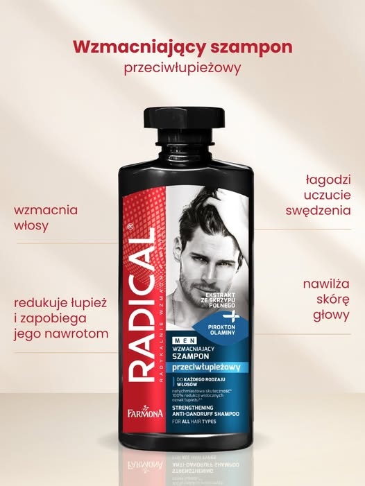 szampon przeciwłupieżowy dla mężczyzn