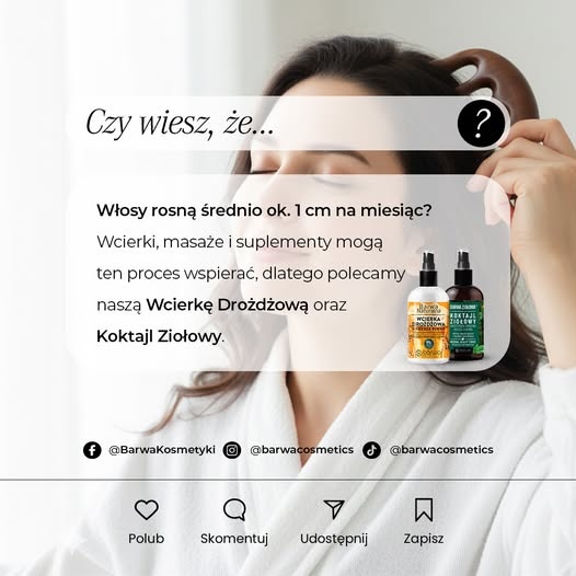 ziołowa wcierka do włosów wypadających i osłabionych