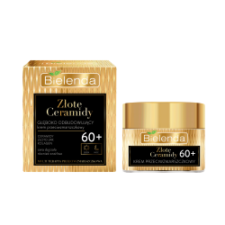 Bielenda Złote Ceramidy Głęboko Odbudowujący Krem Przeciwzmarszczkowy na Dzień i na Noc 60+