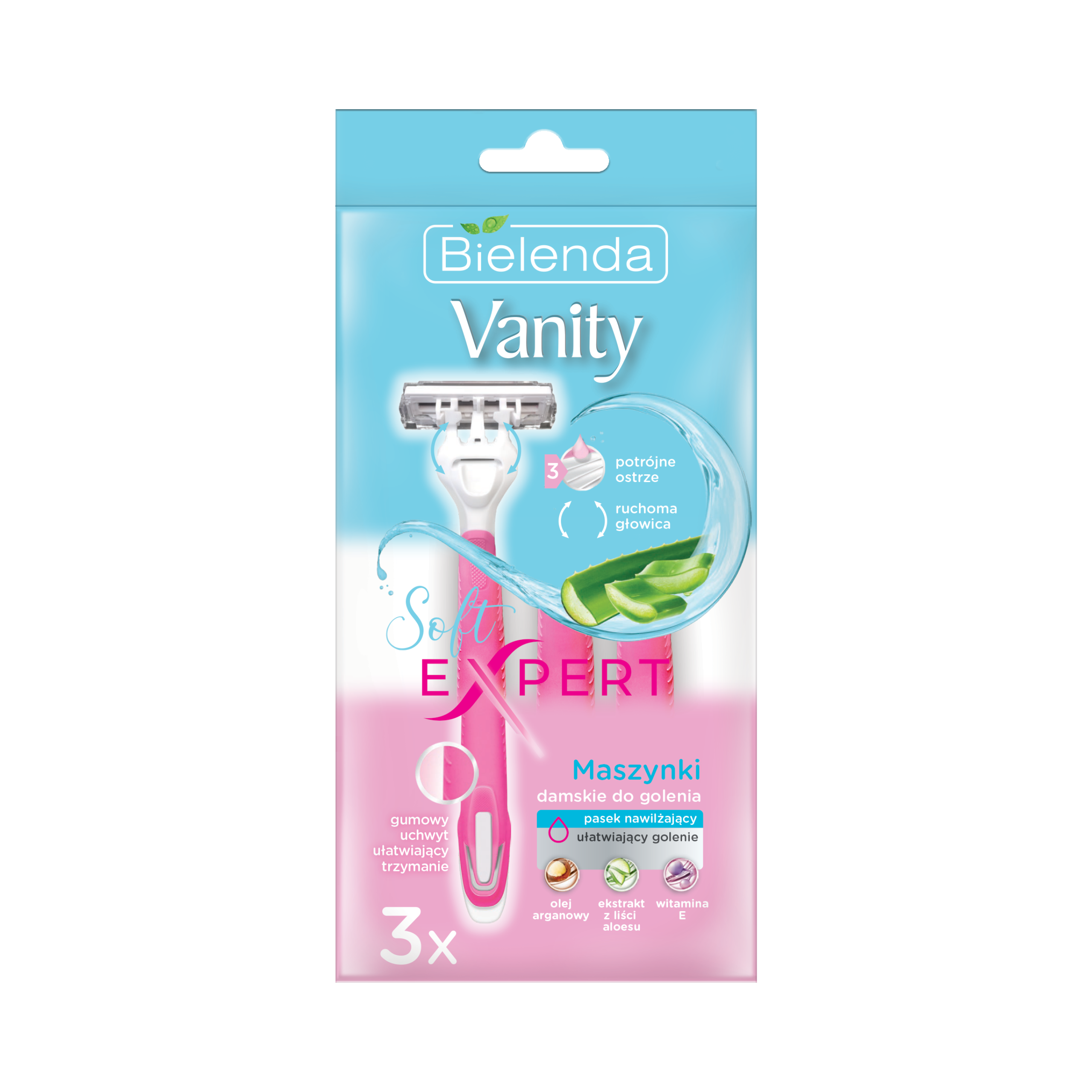 Bielenda Vanity Soft Expert Maszynki 3 Sztuki