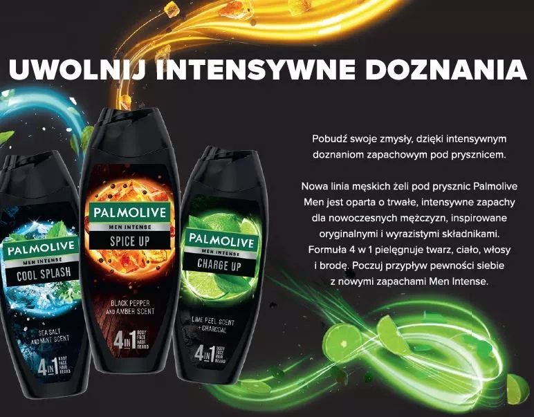 Palmolive Men Intense Spice Up żel pod prysznic 4w1