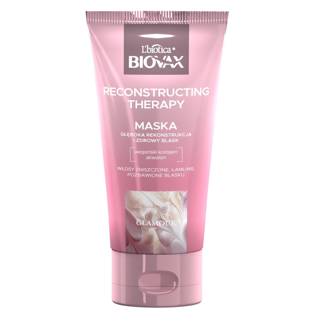 L'BIOTICA BIOVAX Glamour Recontructing Therapy Maska do włosów 150 ml