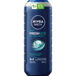 żel 3w1 Nivea Men z mentolem do ciała i włosów