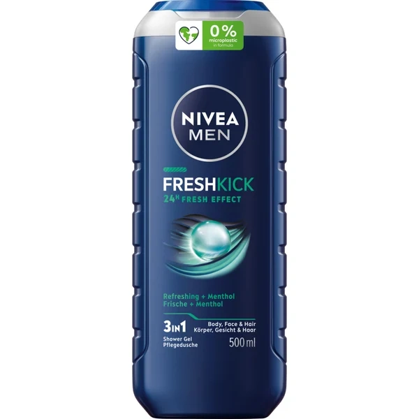 żel 3w1 Nivea Men z mentolem do ciała i włosów