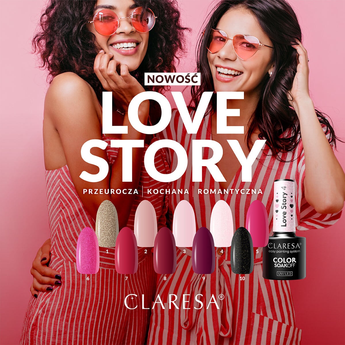 Claresa lakier hybrydowy Love Story 8 - obrazek 2