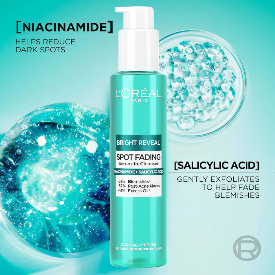 Loreal Bright Reveal żel-serum oczyszczające, rozjaśniające i wyrównujące koloryt skóry