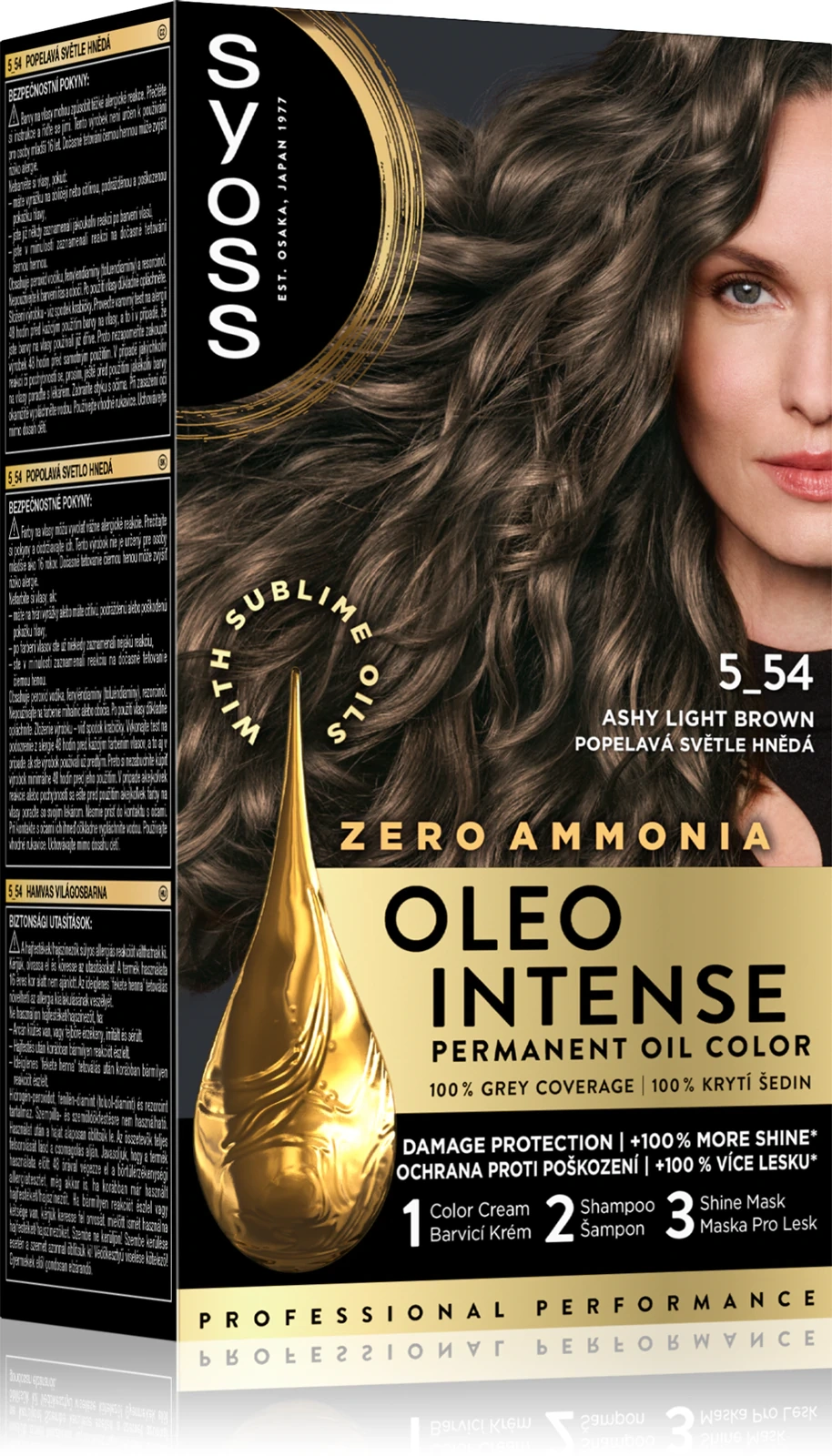 Farba Syoss Oleo Intense bez amoniaku z olejkami