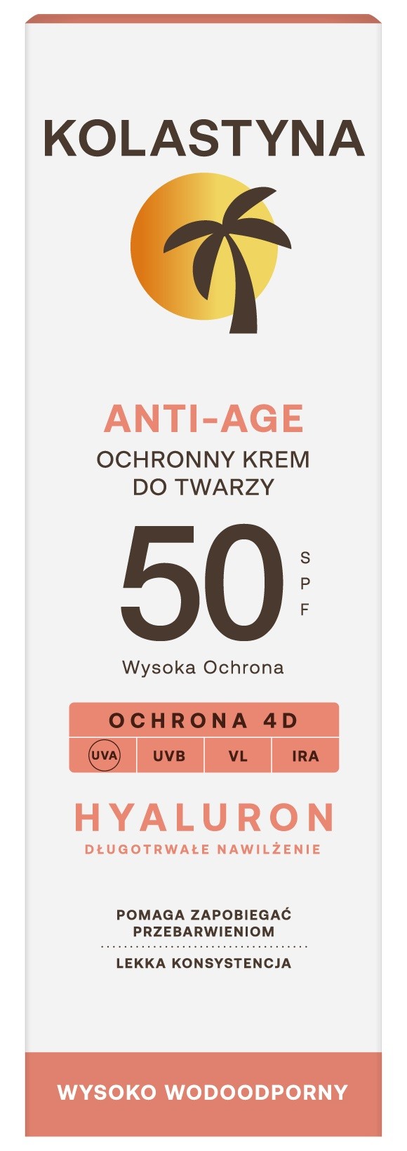 KOLASTYNA Krem ochronny do twarzy - Anti Age SPF50 50ml