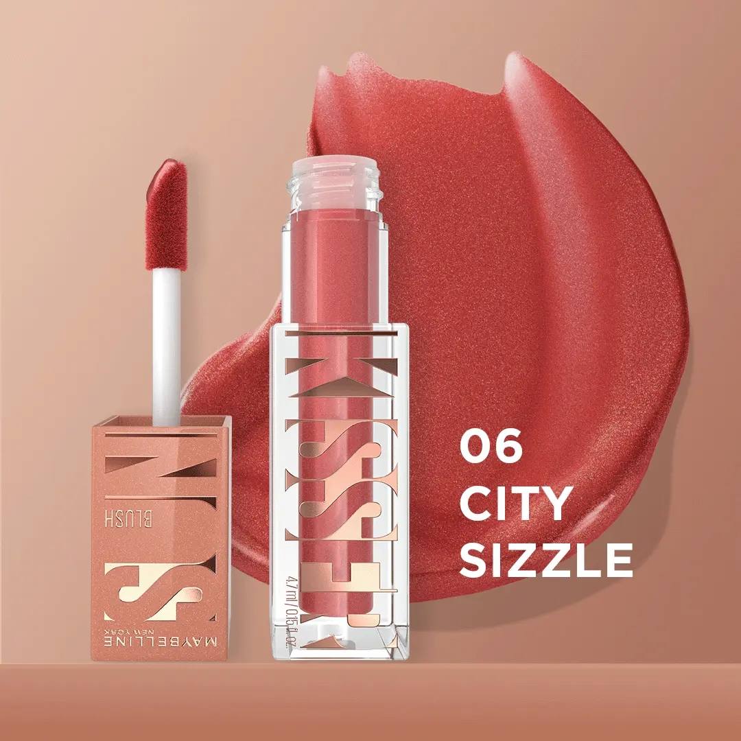 Maybelline Sunkisser Blush Róż do Policzków w Płynie 06 City Sizzle - obrazek 2