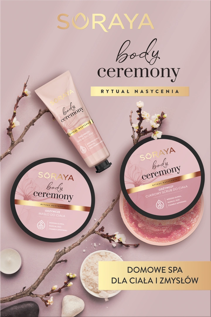 cukrowy peeling do ciała z różową glinką
