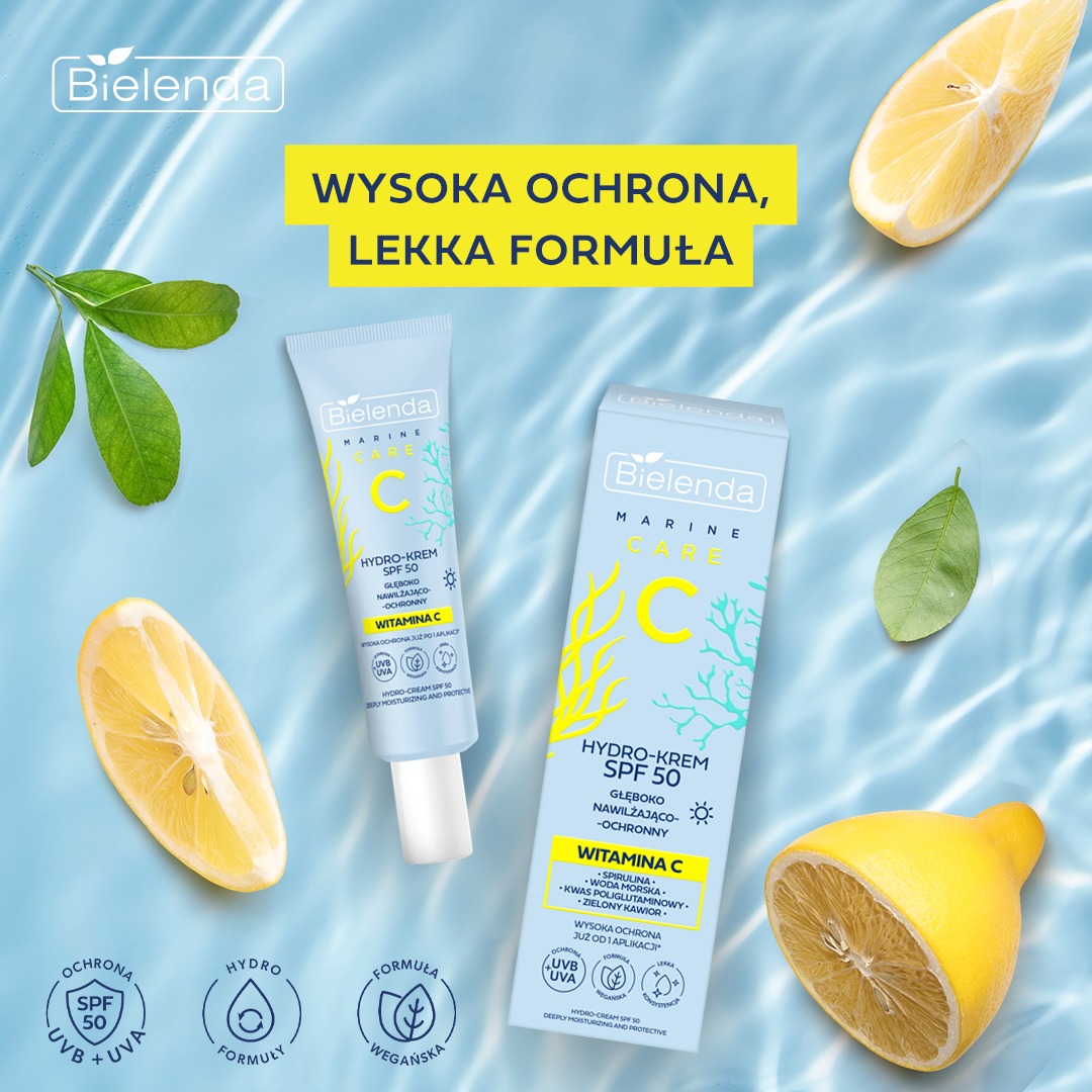 Bielenda-C-Marine-Care-Głęboko-Nawilżająco-Ochronny-Hydro-Krem-SPF-50-z-Witaminą-C-wygładzający