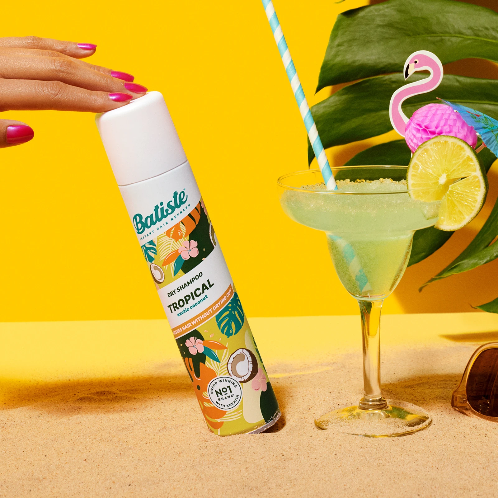 Odświeżający suchy szampon do włosów Batiste Tropical - obrazek 6