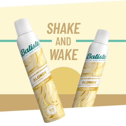 Suchy szampon z pigmentem do włosów blond Batiste Blonde - obrazek 3