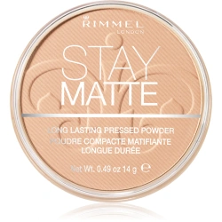 Transparentny puder matujący do cery tłustej Rimmel Stay Matte 004 Sandstorm