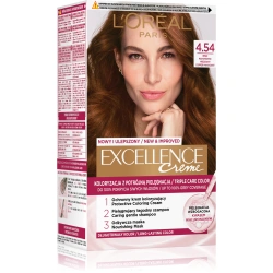Loreal Excellence Creme 4.54 farba do włosów Brąz Mahoniowo Miedziany