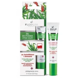 żel do powiek i pod oczy na podrażnienia Floslek Świetlik Aloes