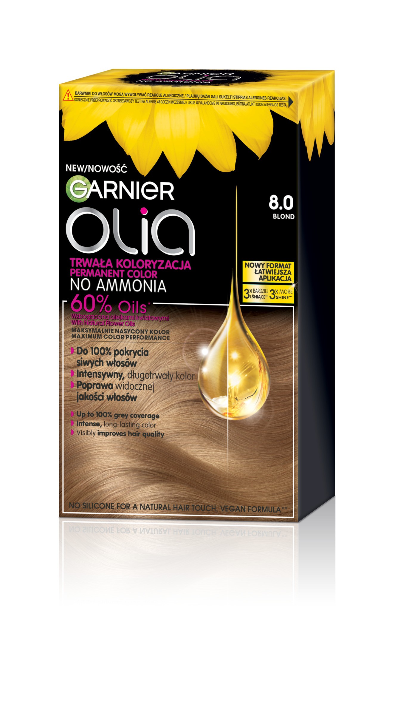 GARNIER Olia Farba do włosów nr 8.0 Blond