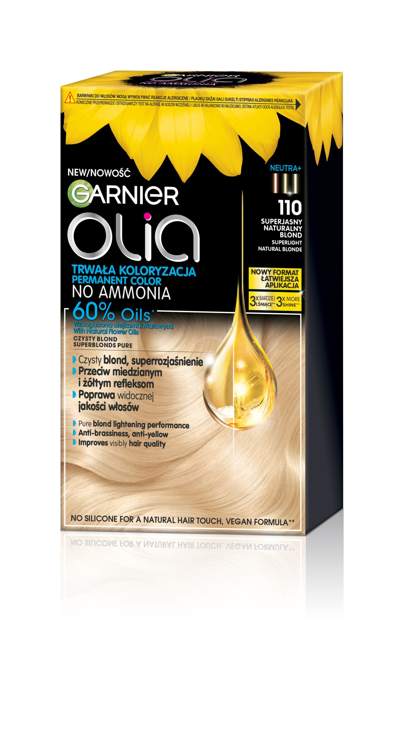GARNIER Olia Farba do włosów nr 110 Superjasny naturalny blond