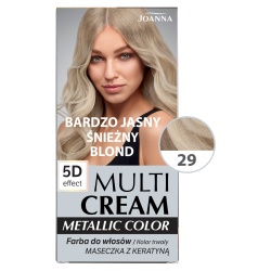 Joanna Multi Cream Metallic Color Farba do włosów bardzo jasny śnieżny blond 29