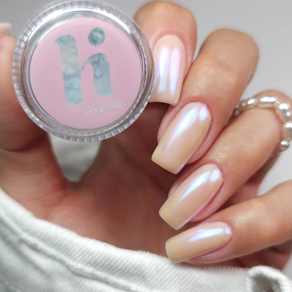 HI HYBRID Pyłek do paznokci Mermaid Powder 514 Blue - obrazek 2