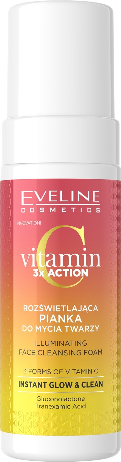 Eveline-Vitamin-C-3x-Action-Rozświetlająca-Pianka-do-Mycia-Twarzy-trzy-formy-witaminy-C