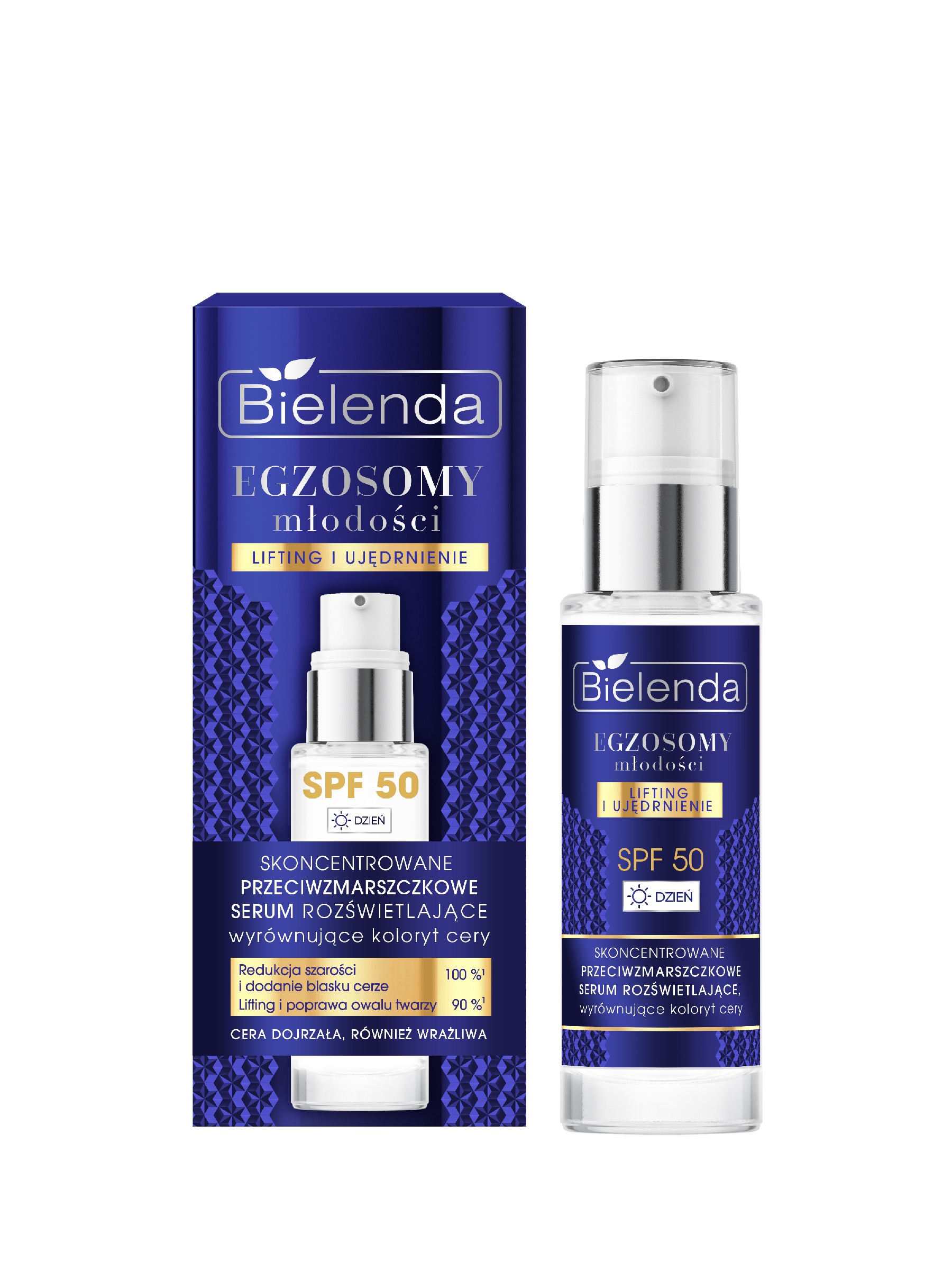 bielenda-egzosomy-młodości-przeciwzmarszczkowe-serum-rozświetlające-spf50-z-niacynamidem