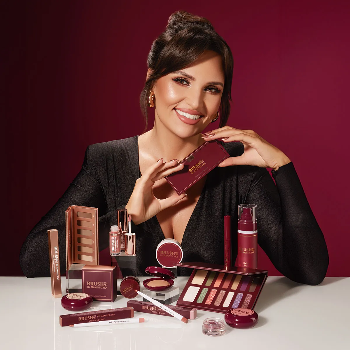 BrushUp! by Maxineczka Paleta Cieni do Powiek - obrazek 4