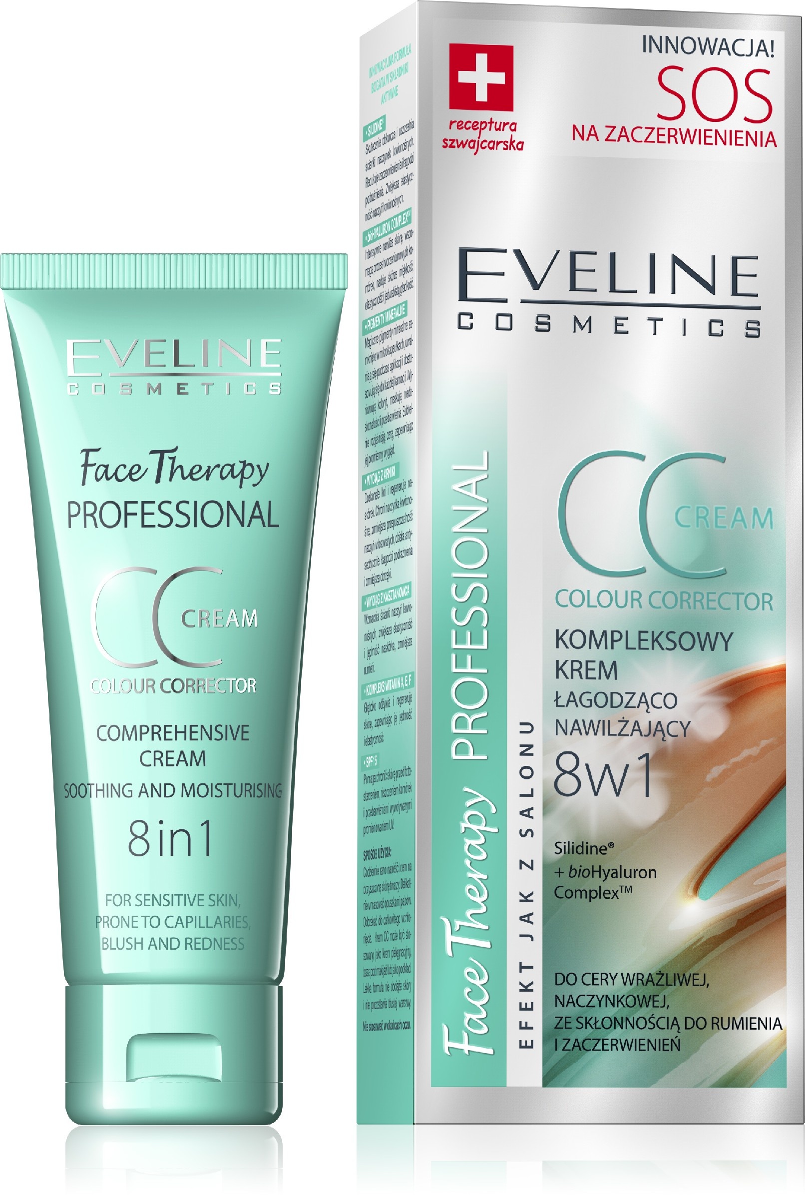 Eveline Face Therapy krem CC na rumień i zaczerwienienia