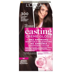 LOREAL Casting Creme Gloss Krem koloryzujący nr 300 Ciemny Brąz