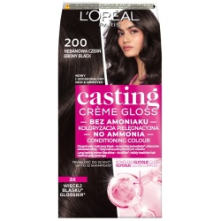 LOREAL Casting Creme Gloss Krem koloryzujący nr 200 Hebanowa Czerń