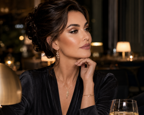 brokatowy eyeliner do makijażu oczu na wieczór
