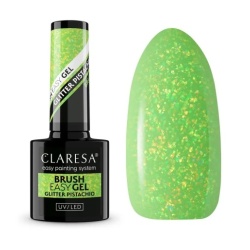 claresa-brush-easy-gel-żel-do-paznokci-glitter-pistachio-zielony-z-brokatem