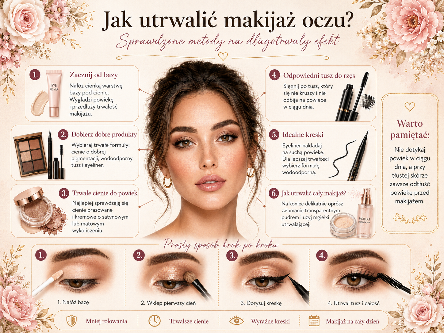 jak utrwalić makijaż oczu