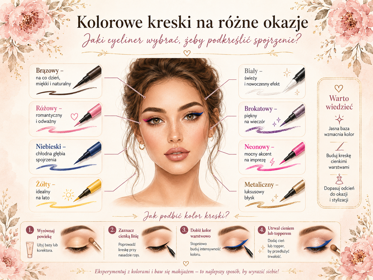 jaki kolor eyelinera wybrać do makijażu oczu