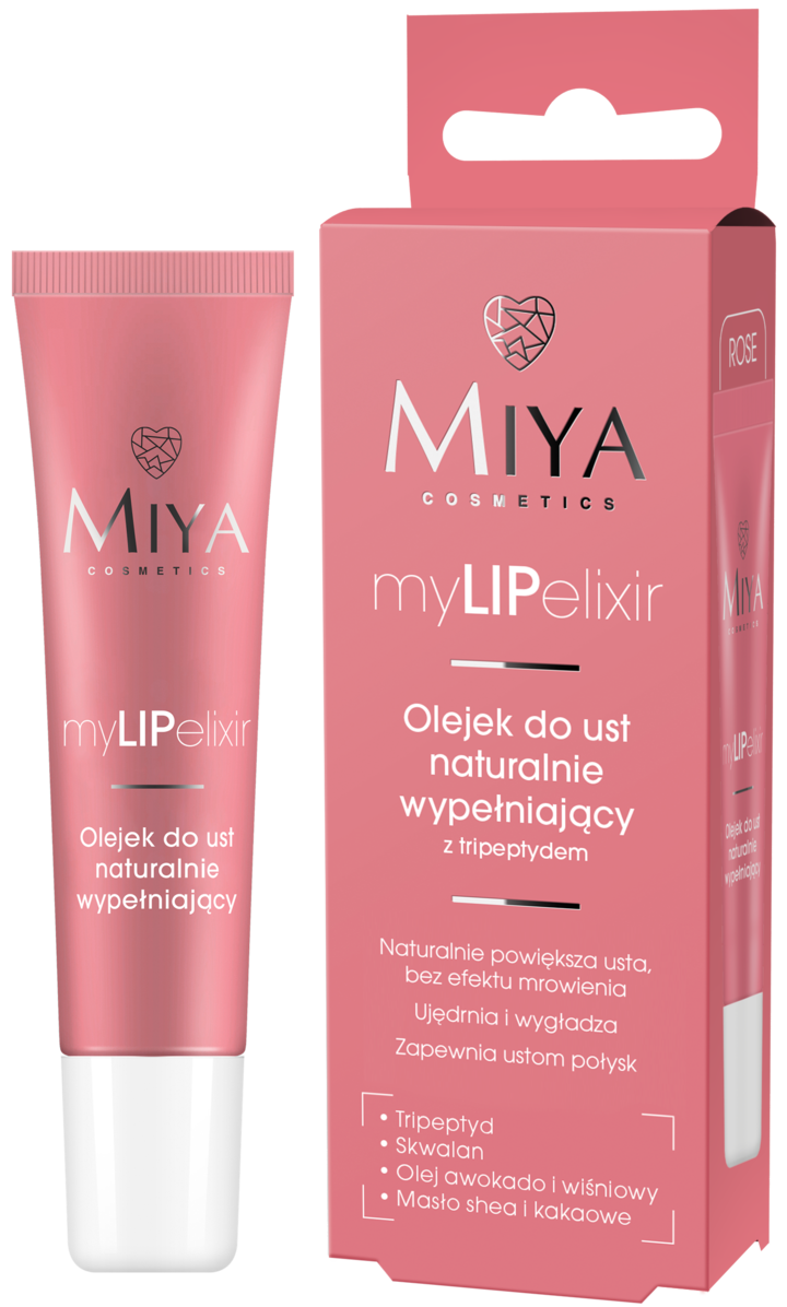 Miya myLIPelixir Olejek do Ust Wypełniający Rose