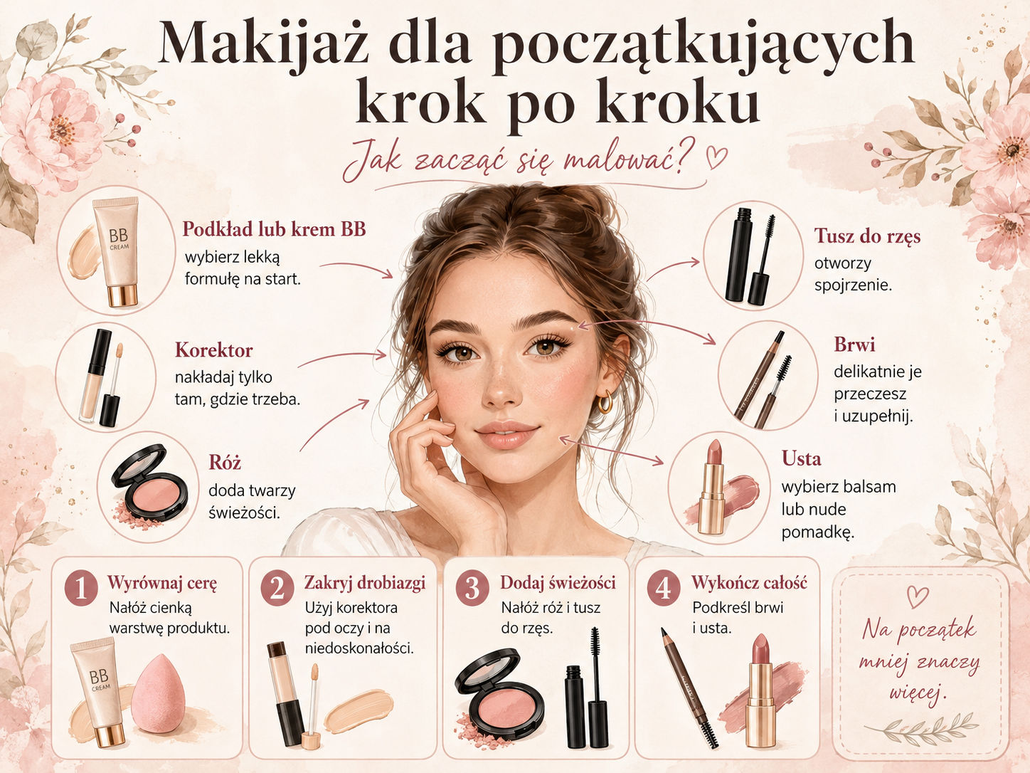 Jak wykonać makijaż dla początkujących krok po kroku?