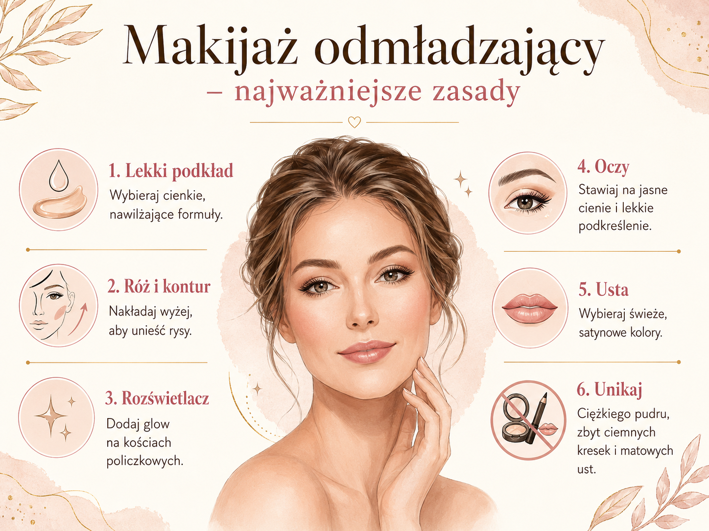 makijaż odmładzający krok po kroku jak odmłodzić twarz makijażem?