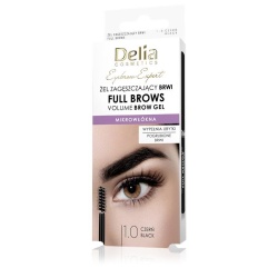 Delia Eyebrow Expert Żel Zagęszczający do Brwi 1.0 Czarny
