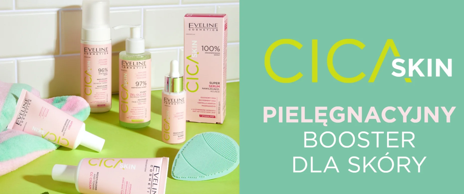 Eveline Cica Skin Nawilżająca Pianka do Mycia Twarzy - obrazek 3